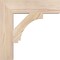 Ekena Millwork Imperial Block Smooth Bracket, Douglas Fir, 3 1/2"W x 16"D x 16"H BKT04X16X16IMP05SDF - alternate 3